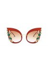 NIUASH Lunettes de Soleil polarisées Dames Lunettes de Soleil œil de Chat Femmes Ombre pour Lunettes de Soleil Femme Couleur-