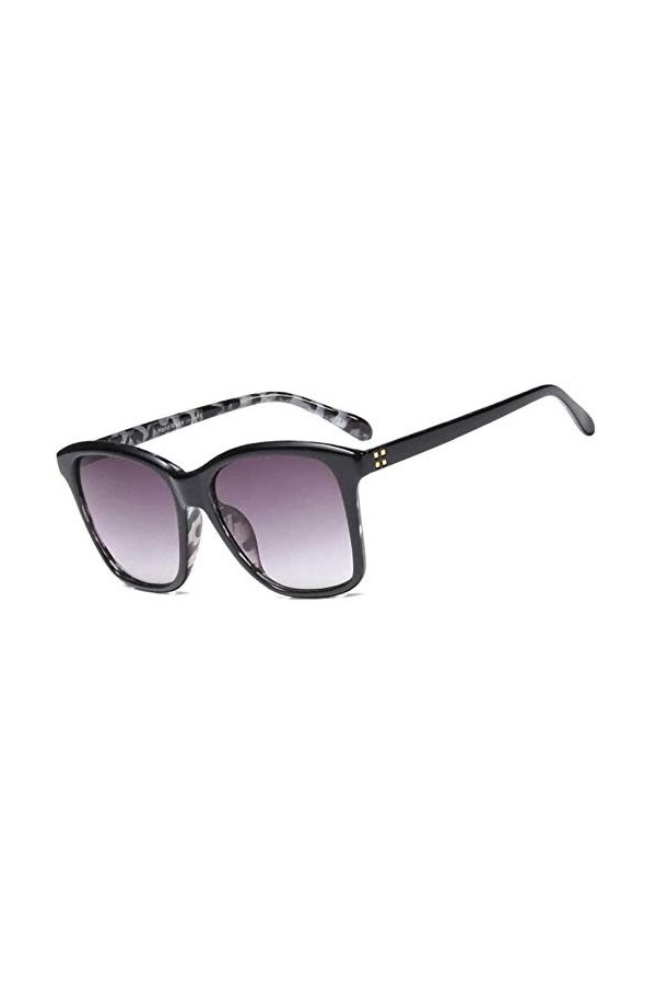 NIUASH Lunettes de Soleil polarisées Grand Cadre Femmes Lunettes de Soleil Mode dégradé Femmes Lunettes de Soleil carrées Fem