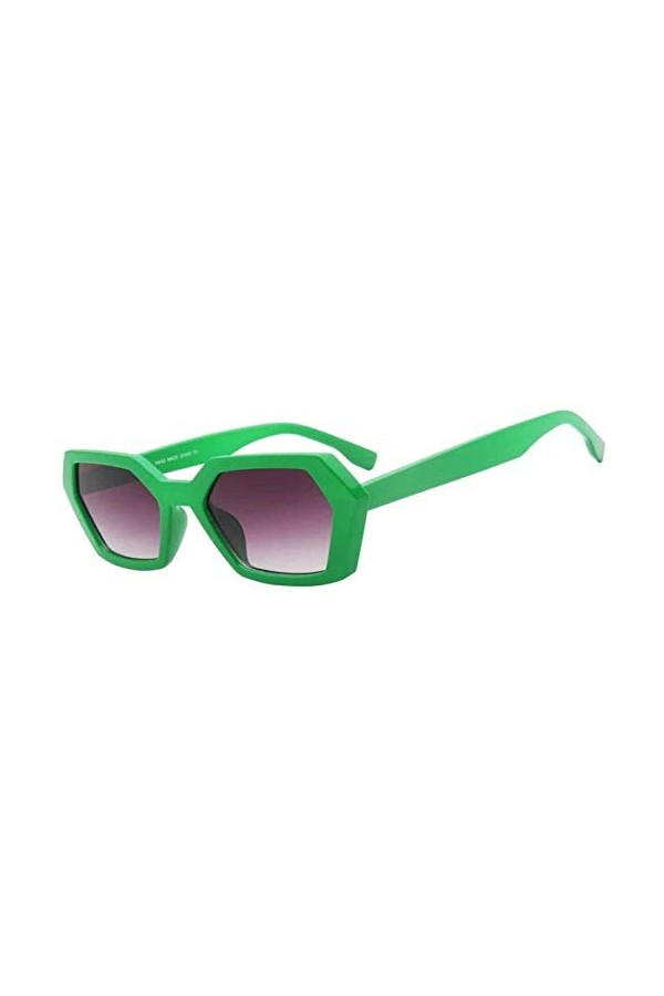 NIUASH Lunettes de Soleil polarisées Lunettes de Soleil rectangulaires Femmes Mode Lunettes de Soleil polygonales Uv400-C03