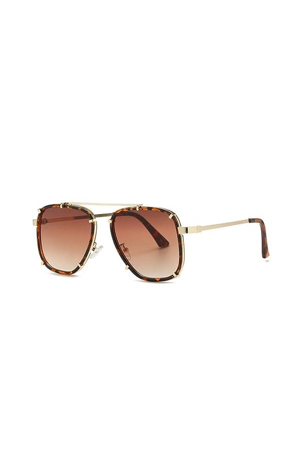 MUTYNE Fashion Cool Style Gradient Pilot Lunettes de soleil Hommes Femmes Vintage Spikes Lunettes de soleil Nuances, 413 C3, 