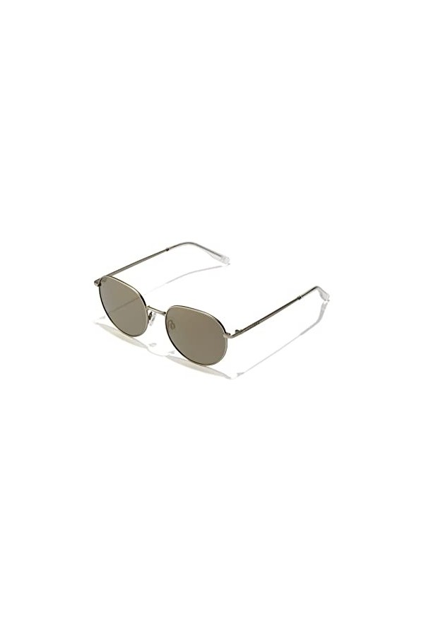 HAWKERS Vent Lunettes de Soleil, Beige Polarized · Silver, Adulto Mixte