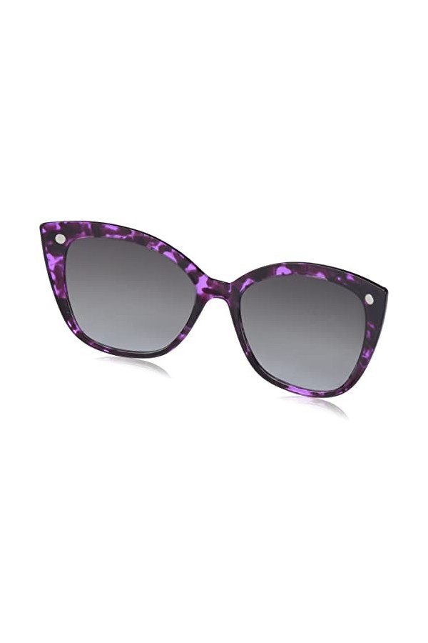 MODO & ECO Tara Clip on Lunettes de Soleil, Purle/Tort, 53 Femme