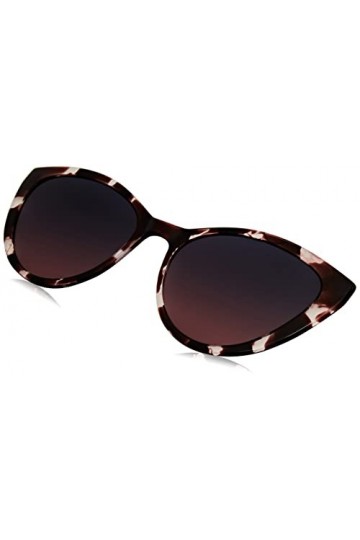 MODO & ECO Ela Clip on Lunettes de Soleil, Dark Purple Tortoise, 52 Femme