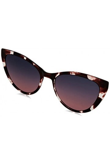 MODO & ECO Ela Clip on Lunettes de Soleil, Dark Purple Tortoise, 52 Femme
