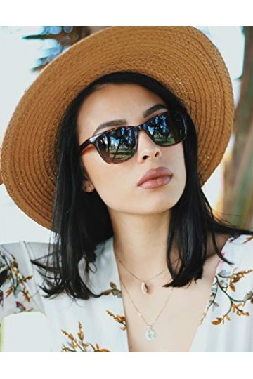 Firmoo Lunettes de soleil pour femmes / homme Polarisés, Lunettes de protection UV400 antireflet Lentilles pour guide/pêche/e