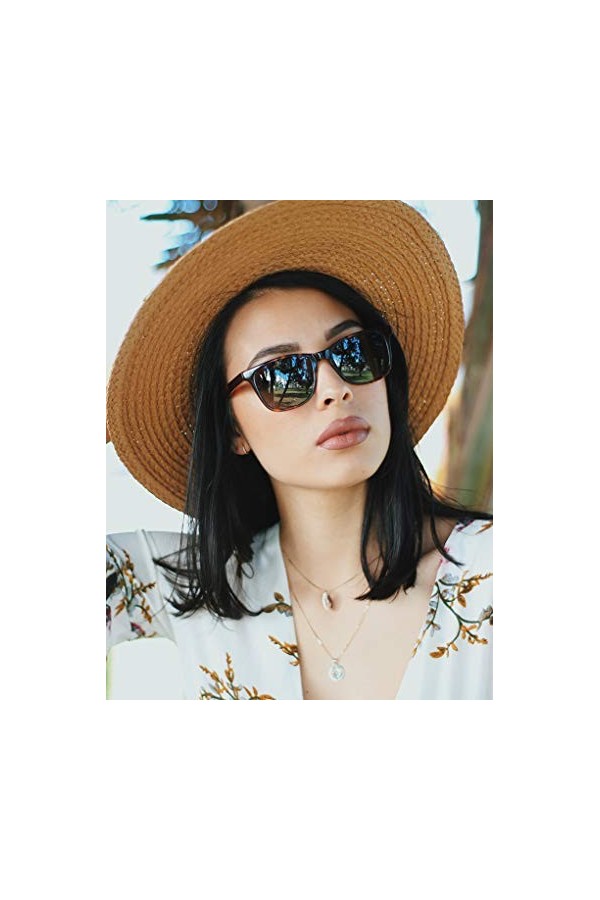 Firmoo Lunettes de soleil pour femmes / homme Polarisés, Lunettes de protection UV400 antireflet Lentilles pour guide/pêche/e