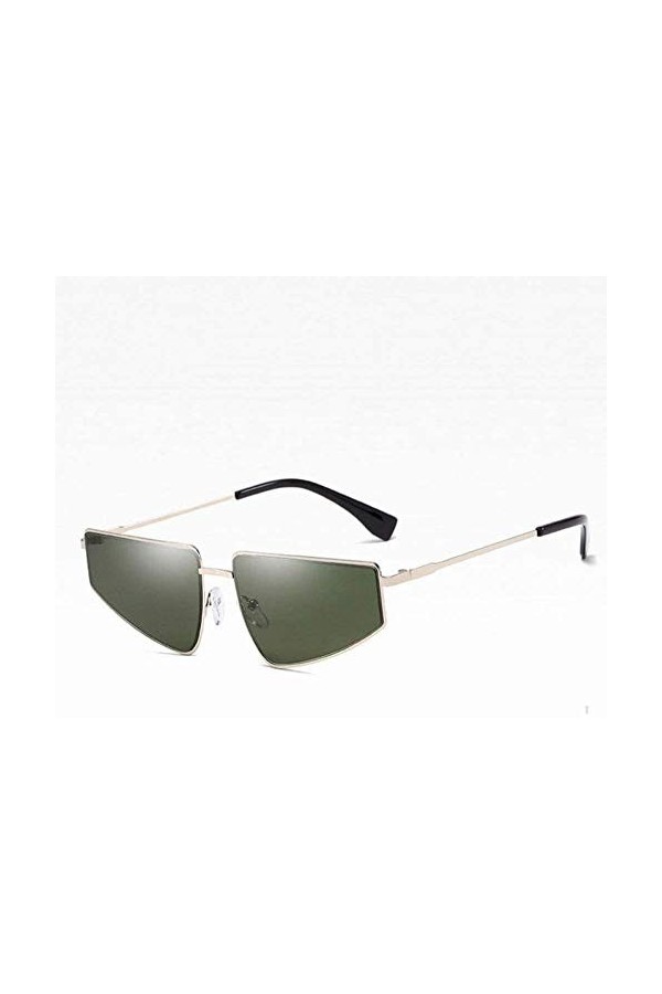 ZYIZEE Lunettes de Soleil Petites Lunettes de Soleil polygone Femme rétro Lunettes de Soleil œil de Chat Chic Femmes Lunettes