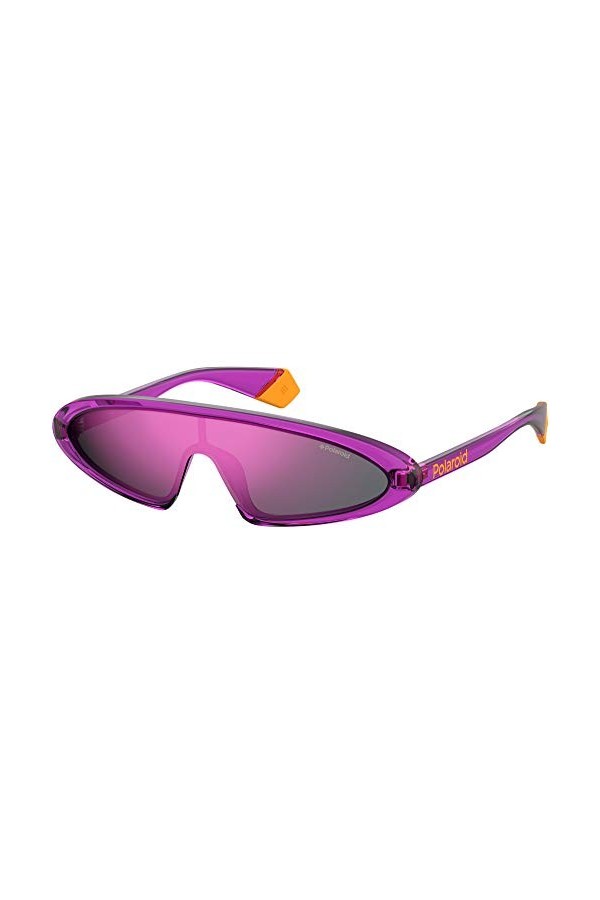 Polaroid lunettes de soleil violet gris taille 99 mm unisexe