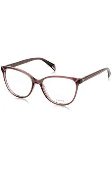 Police Vpld90e Lunettes de Soleil, Aubergine Brillant, 54 Femme
