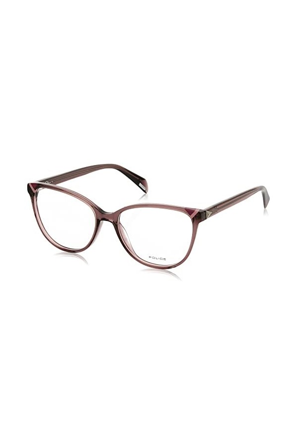 Police Vpld90e Lunettes de Soleil, Aubergine Brillant, 54 Femme