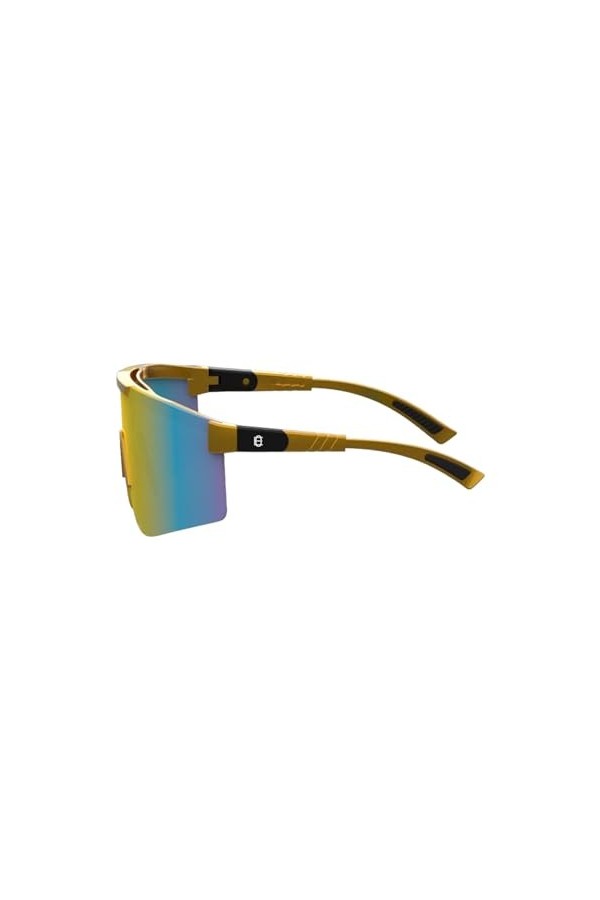 Odiseo Eyewear ATLAS Midas Lunettes de soleil de sport polarisées UV400 pour homme et femme Fixation flottante pour course à 