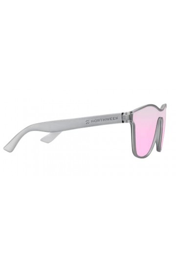 NORTHWEEK Melrose Moonstone Lunettes de Soleil, Gris-Or Rose, Taille Unique Mixte
