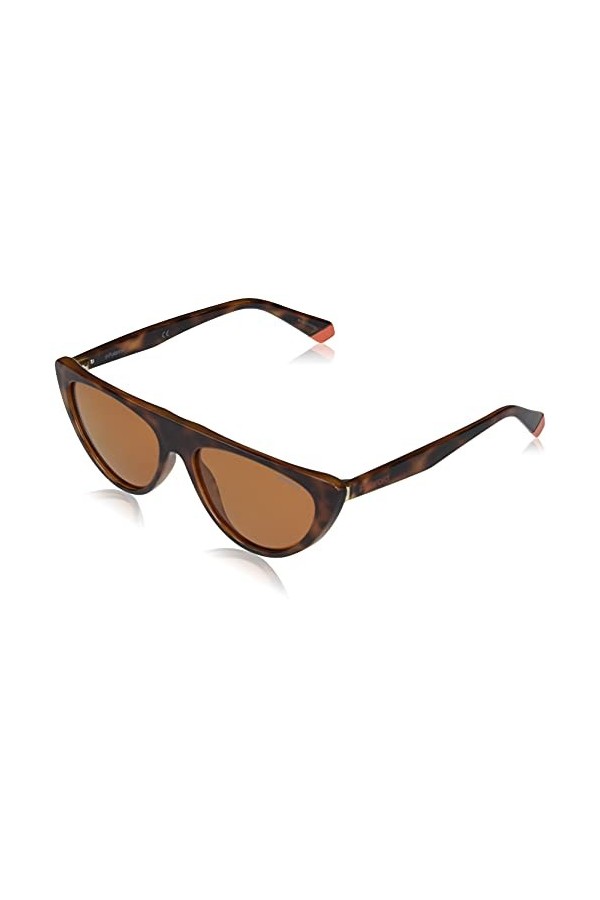 Polaroid PLD 6108/S Sunglasses, L9G/HE HVNA Orange, 54 Womens