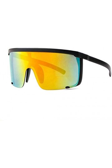 Lunettes de soleil Grand cadre semi-sans monture surdimensionné lunettes de soleil femmes mode de plein air Protection boucli