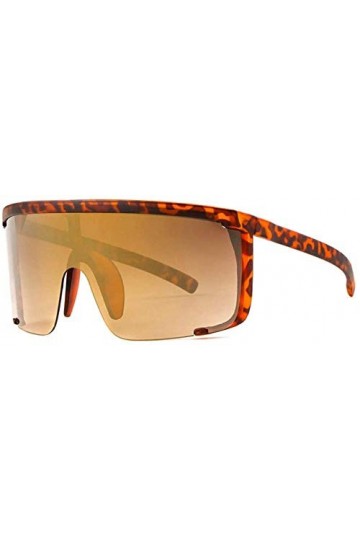 ZYIZEE Lunettes de Soleil Grand Cadre Semi-sans Monture Lunettes de Soleil surdimensionnées Femmes Mode de Plein air Protecti