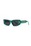 HPIRME lunettes de soleil carrées femme pour femmes vert orange noir lunettes de soleil rétro uv400 hommes accessoires dété 