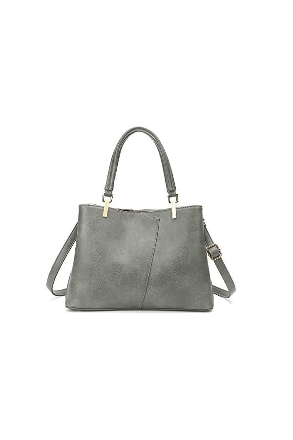 FANDARE Mode Sac à Main Femme Étanche Sac portés Épaule Sac Messager PU Cuir Sacs à Bandoulière pour Voyage Travail Achats Fê