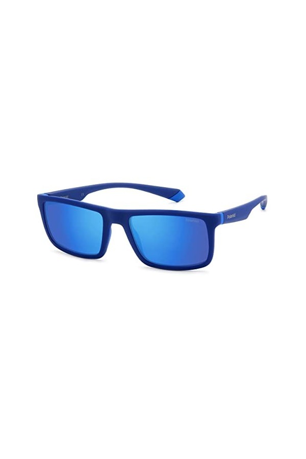 Polaroid PLD 2134/s Sunglasses, ZX9/5X Blue Azure, 56 Unisex