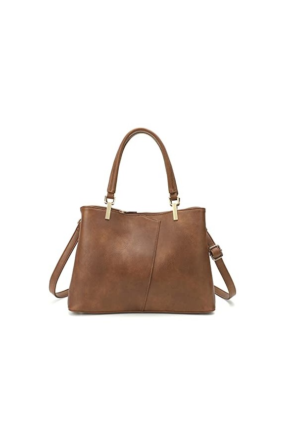 FANDARE Mode Sac à Main Femme Étanche Sac portés Épaule Sac Messager PU Cuir Sacs à Bandoulière pour Voyage Travail Achats Fê