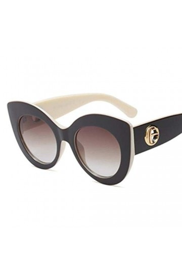 AUSUB Lunettes de soleil femme Classique Lunettes de soleil for femmes Vintage Dégradé Lunettes de soleil Visor Shades for fe