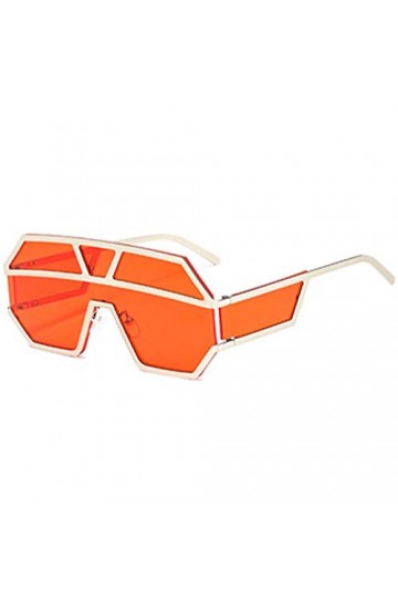 NIUASH Lunettes de Soleil polarisées Lunettes de Soleil irrégulières surdimensionnées Oculos De Sol Feminino Femmes Lunettes 