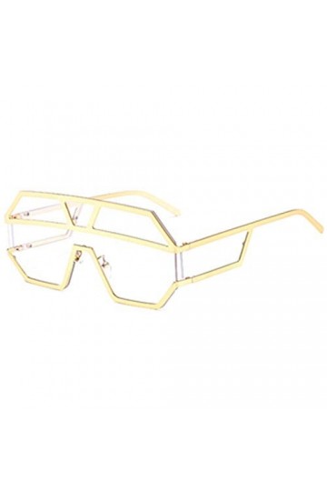 NIUASH Lunettes de Soleil polarisées Lunettes de Soleil irrégulières surdimensionnées Oculos De Sol Feminino Femmes Lunettes 