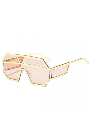 NIUASH Lunettes de Soleil polarisées Lunettes de Soleil irrégulières surdimensionnées Oculos De Sol Feminino Femmes Lunettes 