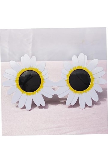 ERINGOGO 20 Pièces Lunettes De Tournesol Lunettes De Soleil Rondes Pour Lunettes De Soleil Fleur De Marguerite Lunettes De Ma