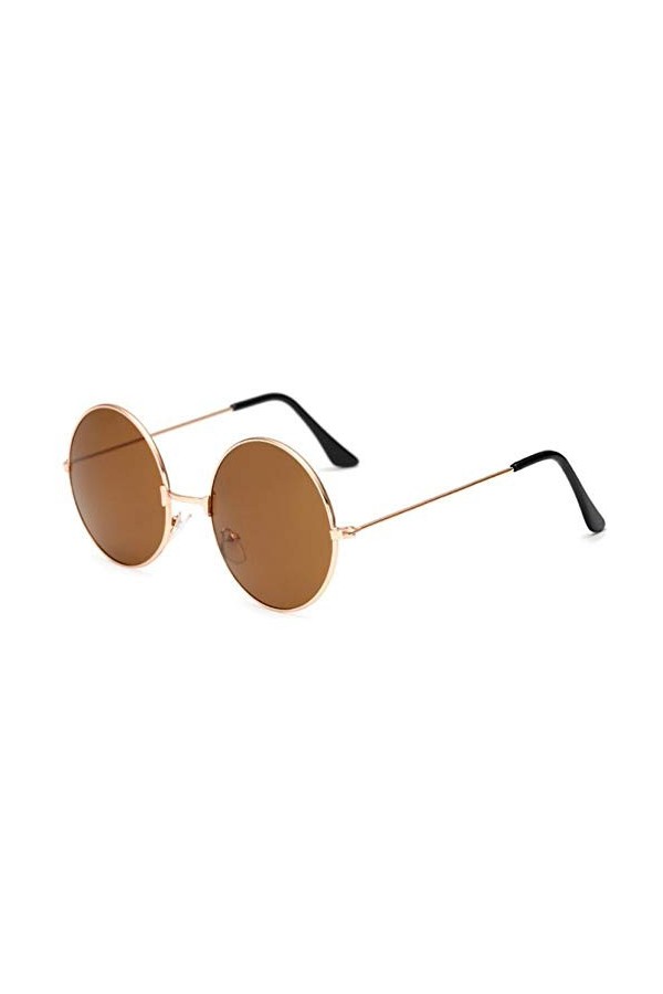 RENJMU Lunettes de Soleil, Nuances, Verres Ronds Hommes Femmes Vapeur UNK Lunettes de Soleil Vintage de Lunettes de Soleil