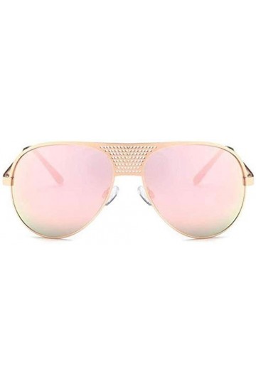 NIUASH Lunettes de Soleil polarisées Lunettes De Soleil Pilote Femmes Mode À La Mode Noir Argent Lunettes De Soleil Hommes Fe