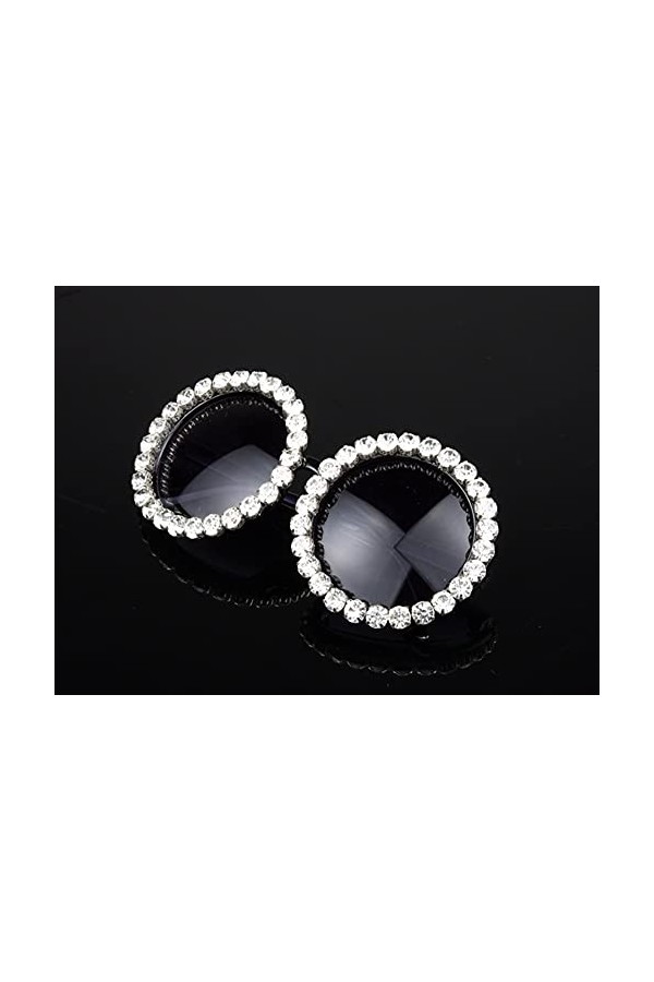 Mode Lunettes De Soleil Surdimensionnées De Luxe pour Femmes Lunettes De Soleil Strass Vintage Lunettes Rondes Hommes Nuances