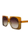 Nouveau mode à la mode populaire carré lunettes de soleil surdimensionnées Big Vintage Frame Femmes Luxe Lunettes de soleil U