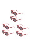 GALPADA 6 Pièces Bisou Lunettes De Soleil Femme Lunettes De Soleil De Fête De Nouveauté Lunettes De Fête Lunettes De Soleil S