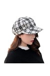 ZffXH Chapeau Newsboy en Velours Vintage visière béret octogonale Gatsby Ivy Baker Chapeau garçon Casquette Gavroche Fille be