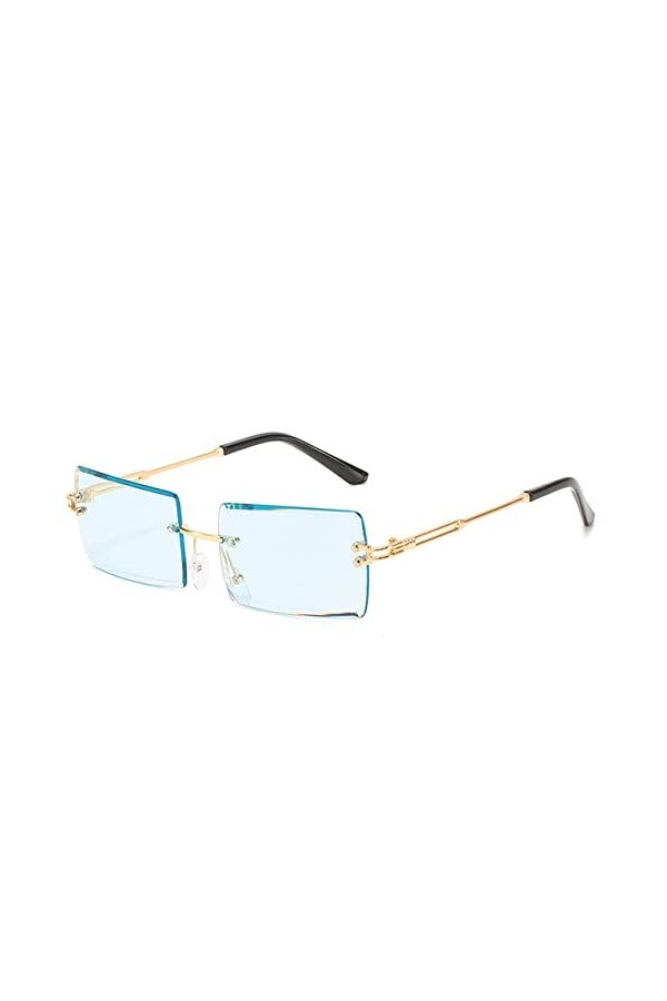 Refoiner Des lunettes de soleil Moda Vintage 2022 nuovi occhiali da sole senza montatura senza montatura rettangolo sfumature