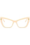 ZYIZEE Lunettes de Soleil Mode Yeux de Chat Lunettes de Soleil Femmes Vintage Petit Cadre Femme Lunettes de Soleil Lunettes T