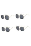 CLISPEED 4 Pièces Lunettes De Soleil En Diamant Des Lunettes De Soleil Lunettes De Soleil Tendance Pour Femmes Lunettes De So