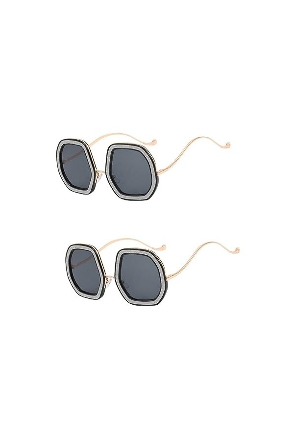 CLISPEED 4 Pièces Lunettes De Soleil En Diamant Des Lunettes De Soleil Lunettes De Soleil Tendance Pour Femmes Lunettes De So