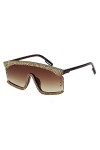 Mode Lunettes De Soleil Femmes Lunettes De Soleil Vintage De Luxe Nuances pour Femmes Une Pièce Lunettes Hommes Lunettes Uv40
