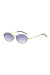 HPIRME Lunettes de Soleil Ovales Vintage Femme sans Monture Dames Lunettes de Soleil à Lentilles Transparentes pour Femmes Lu