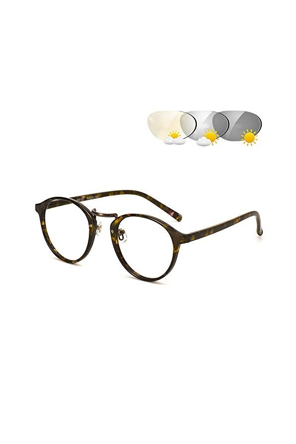 CAOXN Photochromique Lunettes De Lecture Lunettes De Soleil De Transition pour Hommes Et Femmes Protection UV pour Lecteur Pr