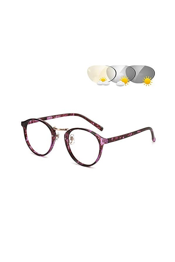 CAOXN Photochromique Lunettes De Lecture Lunettes De Soleil De Transition pour Hommes Et Femmes Protection UV pour Lecteur Pr