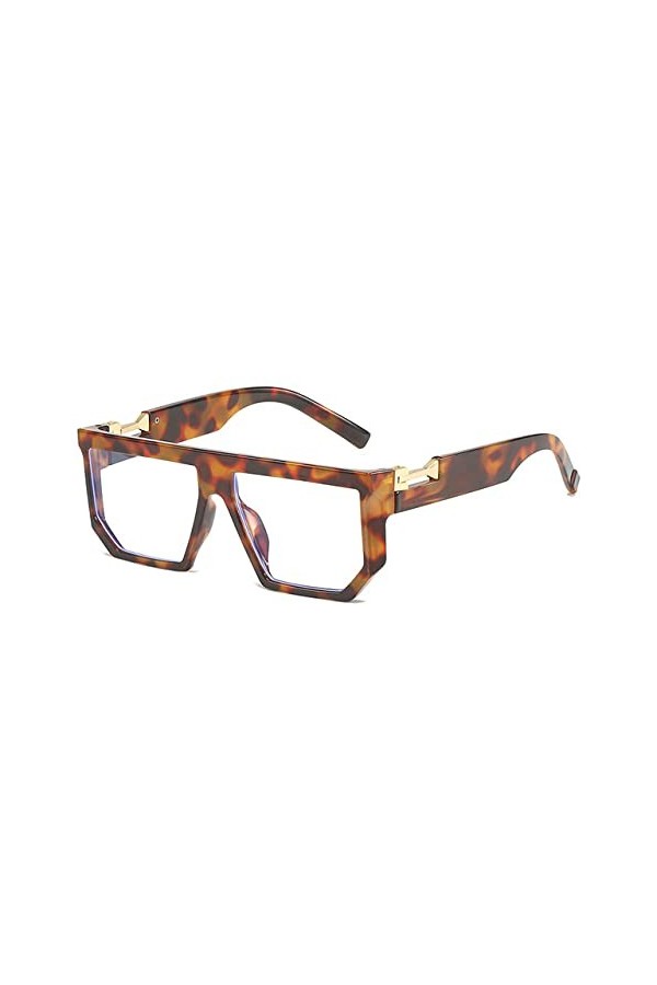 Femmes Shades UV400 Hommes Jaune Rose Lunettes de soleil Square Punk Lunettes de soleil, 10, taille unique