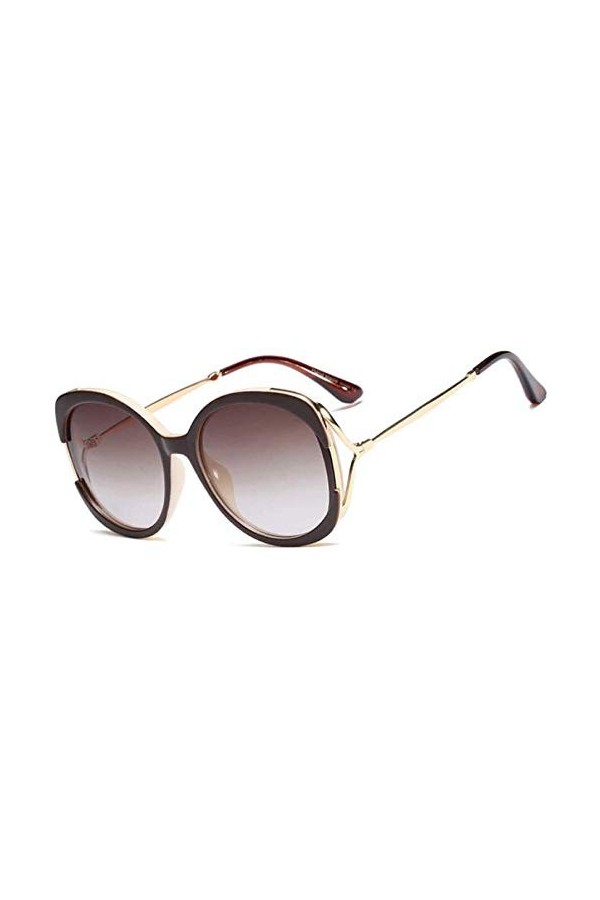 ZYIZEE Lunettes de Soleil Lunettes de Soleil ovales à la Mode pour Femmes Lunettes de Soleil Vintage pour Femmes Lunettes de