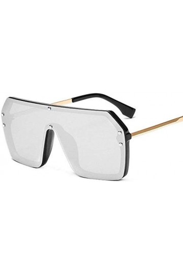 NIUASH Lunettes de Soleil polarisées Mode Unisexe Dames Lunettes de Soleil carrées Femmes Nuances surdimensionnées Vintage Ar