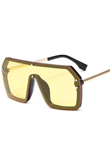 NIUASH Lunettes de Soleil polarisées Mode Unisexe Dames Lunettes de Soleil carrées Femmes Nuances surdimensionnées Vintage Ar