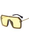 NIUASH Lunettes de Soleil polarisées Mode Unisexe Dames Lunettes de Soleil carrées Femmes Nuances surdimensionnées Vintage Ar