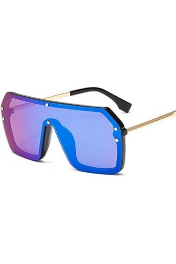 NIUASH Lunettes de Soleil polarisées Mode Unisexe Dames Lunettes de Soleil carrées Femmes Nuances surdimensionnées Vintage Ar