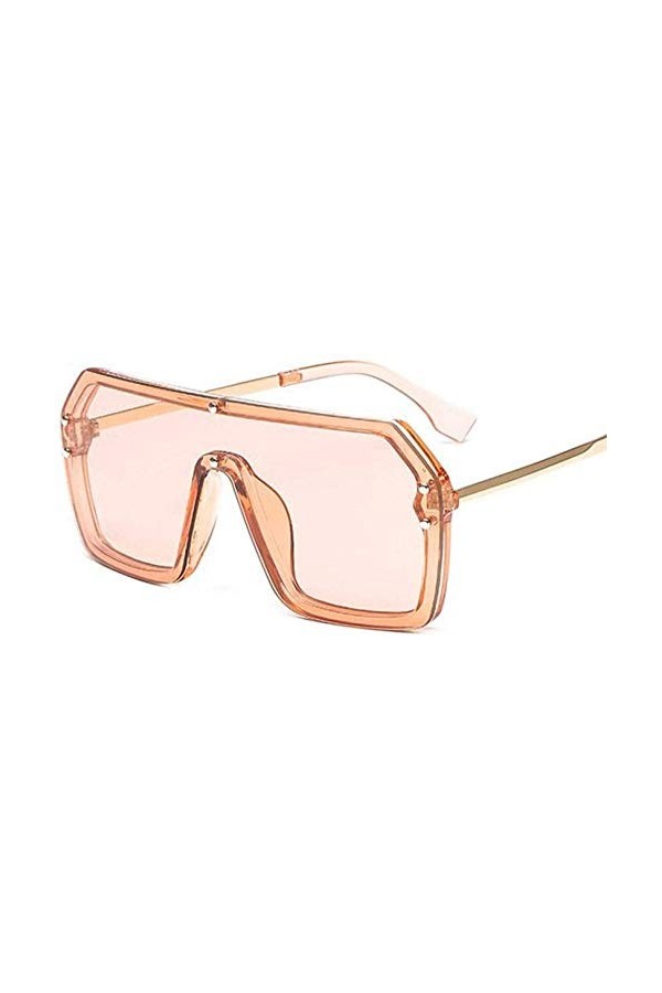 NIUASH Lunettes de Soleil polarisées Mode Unisexe Dames Lunettes de Soleil carrées Femmes Nuances surdimensionnées Vintage Ar