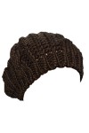 Boolavard TM Nouveaux arrivants Dame Hiver chaud bonnet Crochet Slouch Beret Baggy Beanie Hat, Black